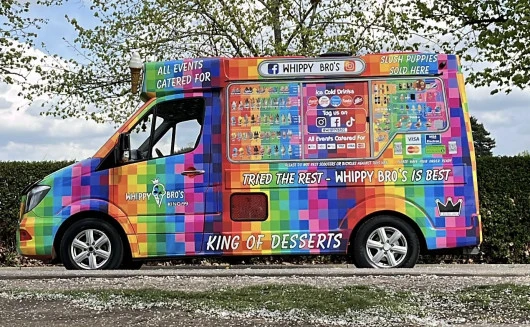 Iconic WHIPPY BRO'S van